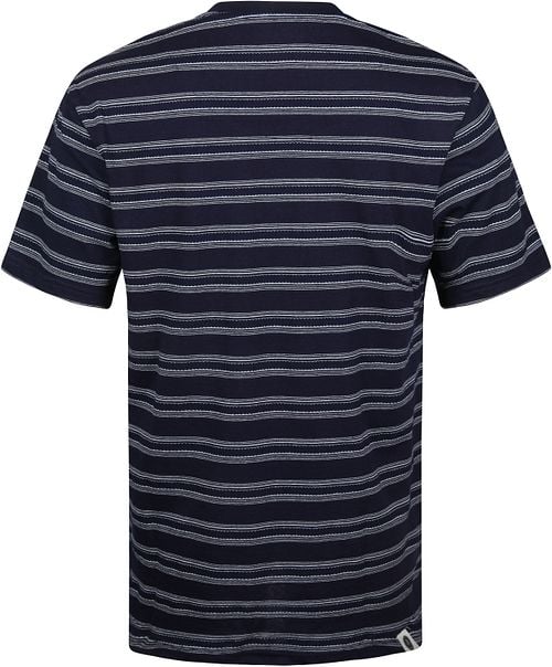 Anerkjendt T Shirt Kikki Stripes Dark Blue Product / Achterkant
