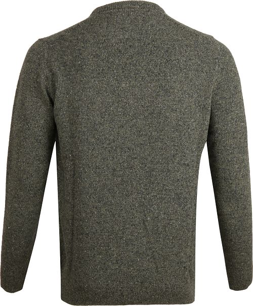 Barbour Tisbury Pullover Dark Green Product / Achterkant