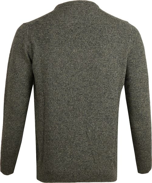 Barbour Tisbury Trui Donkergroen Product / Achterkant