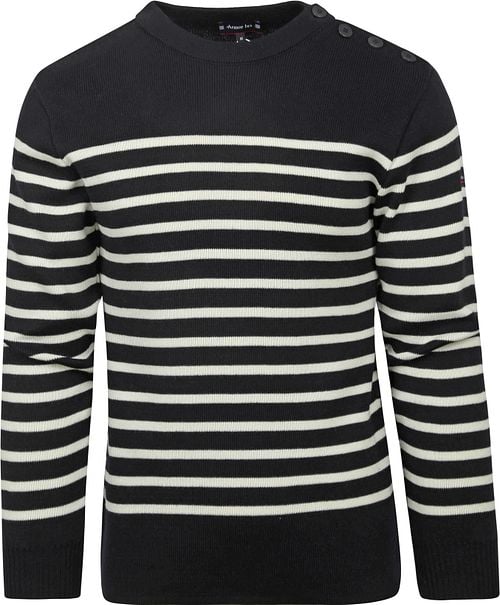 Armor-Lux Paimpol Pull laine rayé marine Product