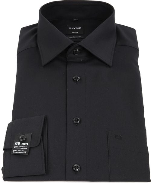 Olymp Luxor shirt Extra Long Sleeve Modern Fit Black Product / Detail