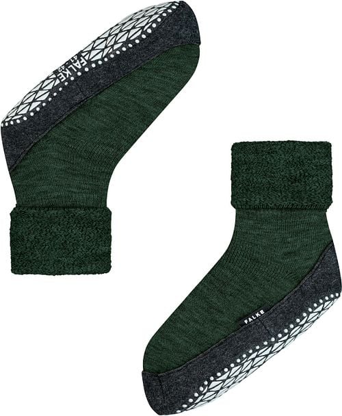 Falke Cosyshoe Sloffen Donkergroen Product