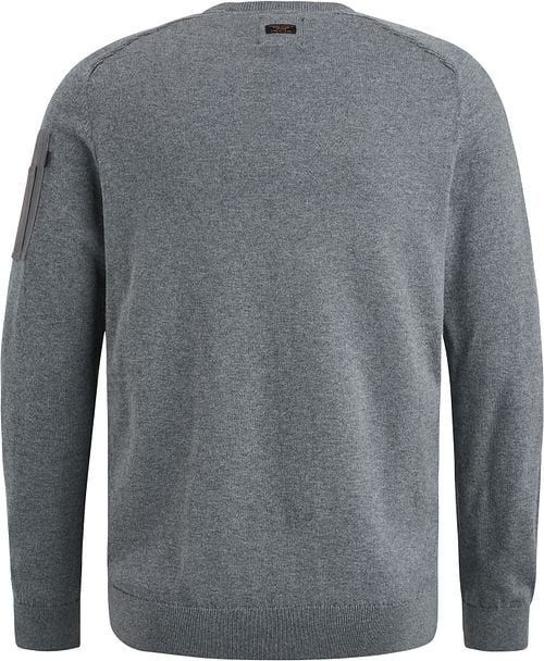 PME Legend Sweater American Classic Cargo Grey Product / Achterkant
