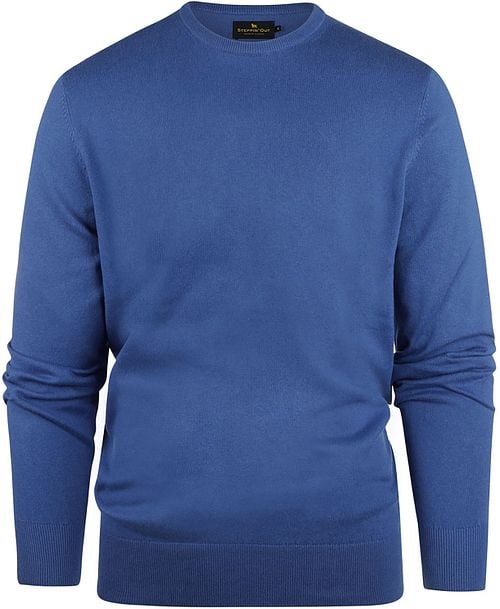 Steppin' Out Pullover Cotton Cashmere Cobalt Blue Product