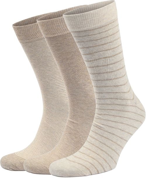 Suitable Socken 3-Pack Druck Ecru Product