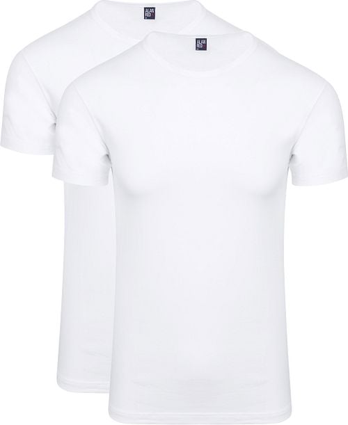 Alan Red Ottawa T-shirt Stretch White 2-Pack Product