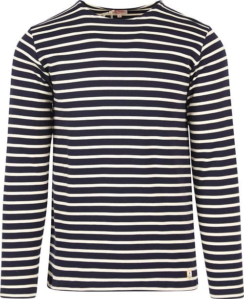 Armor-Lux Houat Pullover Streifen Dunkelblau Product
