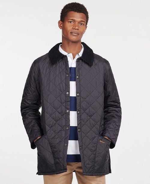 Barbour Liddesdale Jacket Navy Model / Voorkant