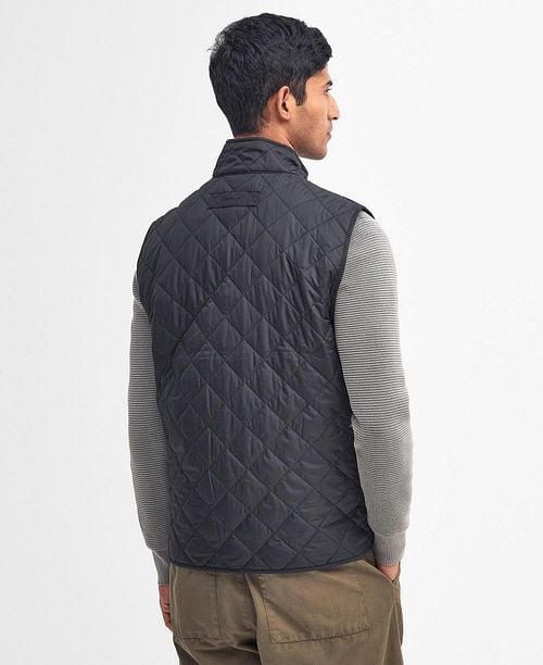 Barbour New Lowerdale Gilet Navy Model / Achterkant