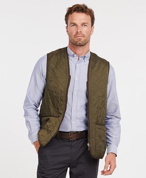 Barbour Voering Polarquilt Groen Model / Voorkant