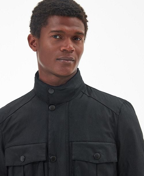 Barbour Wax Jacket Corbridge Black Product / Detail