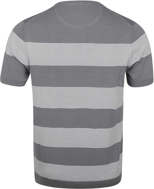 Blue Industry M22 T Shirt Stripe Green Product / Achterkant