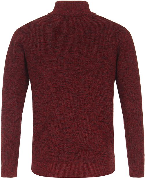 Casa Moda Half Zip Sweater Red Product / Achterkant