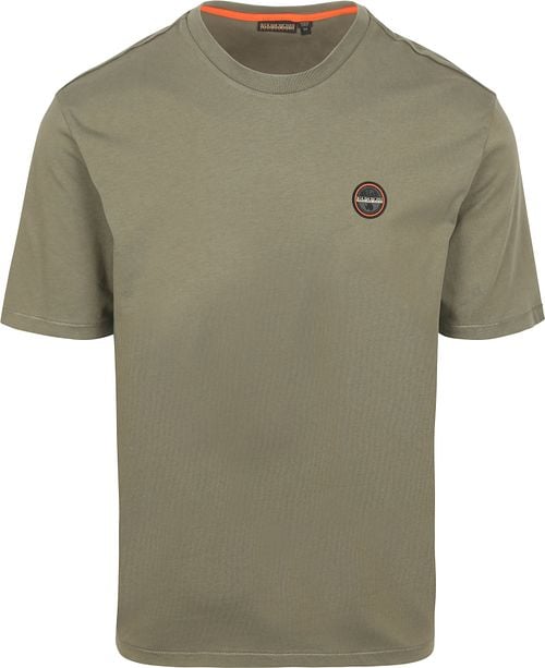 Napapijri Badge T-shirt Olive Green Product