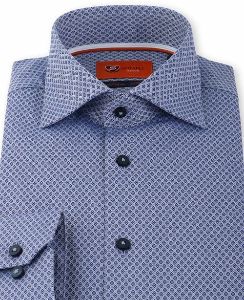 Suitable Shirt Kobalt Print 61-07 Product / Detail
