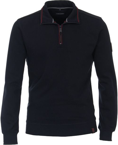 Casa Moda Half Zip Sweater Dark Blue Product