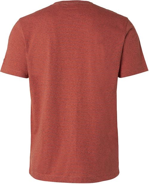 No Excess T-Shirt Stripe Melange Red Product / Achterkant