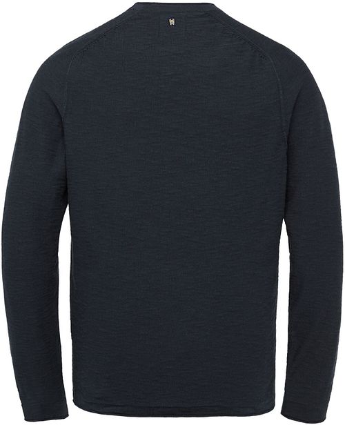 PME Legend Pullover Leinen Navy Product / Achterkant
