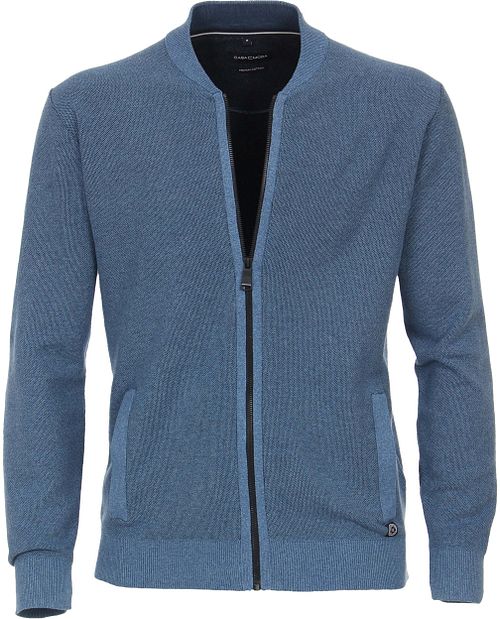 Casa Moda Pullover Zip Blue Product