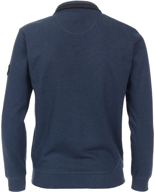 Casa Moda Sport Cardigan Zip Blue Indigo Product / Achterkant
