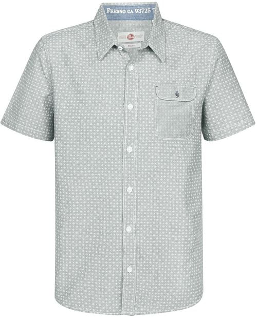 Petrol Short Sleeve Shirt Print Black Product