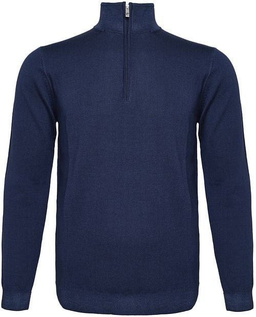 R2 Half Zip Trui Merinowol Navy Product