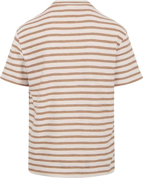 Anerkjendt Kikki T-shirt Orange Striped Product / Achterkant
