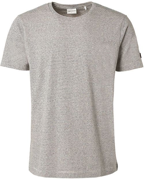No Excess T-Shirt Streifen Melange Off-White Product