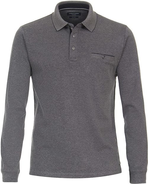 Casa Moda Polo Long Sleeves Grijs Product