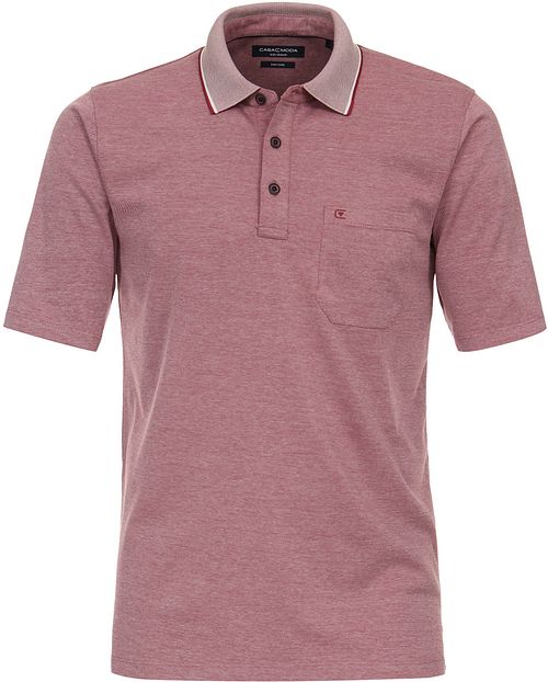 Casa Moda Polo Shirt Stretch Melange Pink Product
