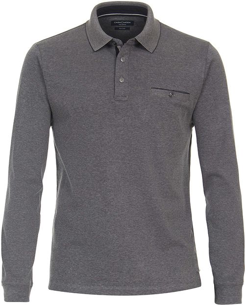 Casa Moda Poloshirt Long Sleeves Grau Product