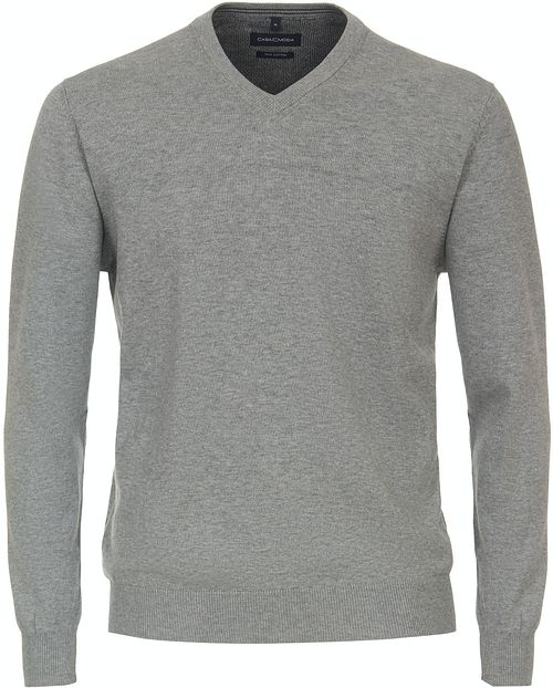 Casa Moda Pull Col-V Gris Product