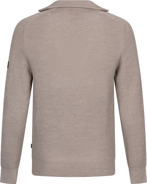 Cavallaro Corsico Half-Zip Beige Product / Achterkant