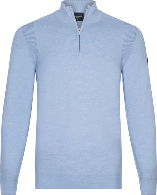 Cavallaro Palio Half Zip Pullover Wool Blend Hellblau Product