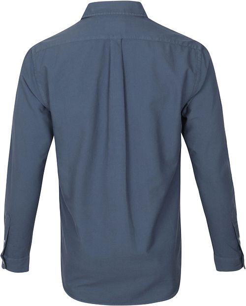 Colorful Standard Chemise Bleu Pétrole Product / Achterkant