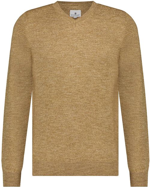 State Of Art Sweater V-Neck Beige Melange Product