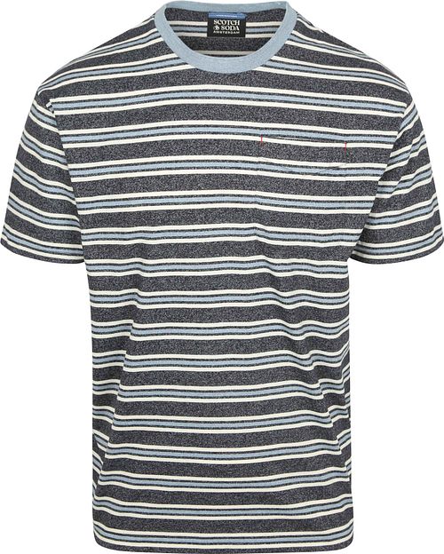 Scotch And Soda T-shirt Rayures Bleu Product