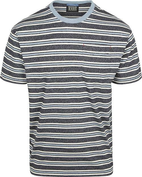 Scotch And Soda T-shirt Stripes Blue Product