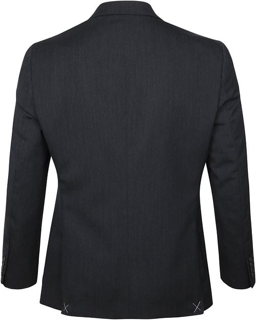 Suitable Blazer Holbeck Woolmix Anthracite Product / Achterkant