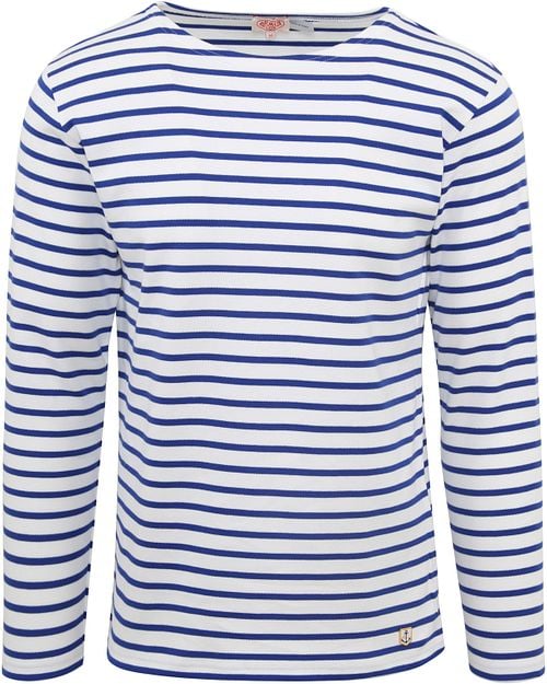 Armor-Lux Houat Pullover Streifen Kobaltblau Product