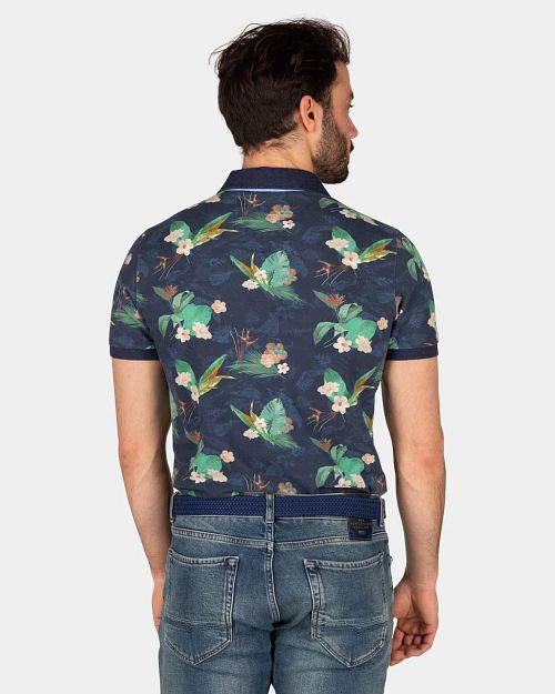 NZA Polo Shirt Nivalus Navy Model / Achterkant
