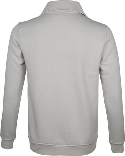 No Excess Half Zip Trui Beige Product / Achterkant