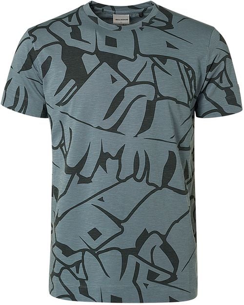 No Excess T Shirt Print Steel Blue Product