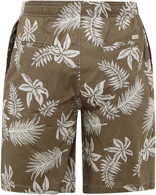 Scotch and Soda Short Druck Dunkelgrün Product / Achterkant