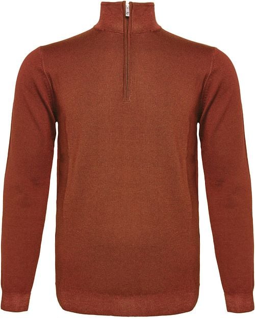 R2 Half Zip Pullover Merino Wool Brique Product