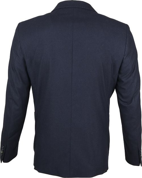 Suitable Blazer Flanel Navy Product / Achterkant