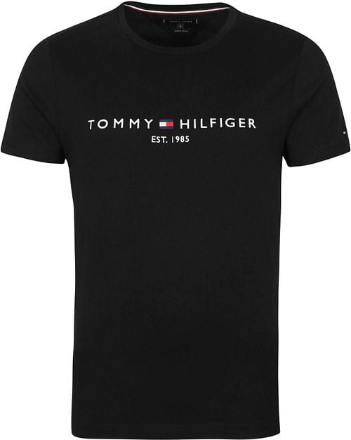 Tommy Hilfiger Logo T-shirt Zwart Product