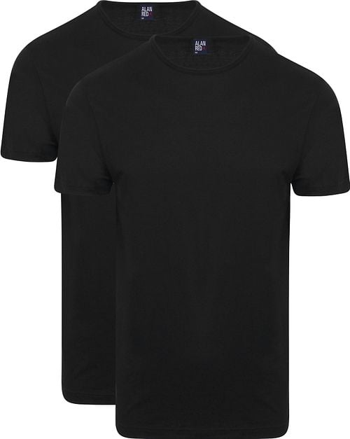Alan Red T-Shirt Derby Col Rond Noir (Lot de 2) Product