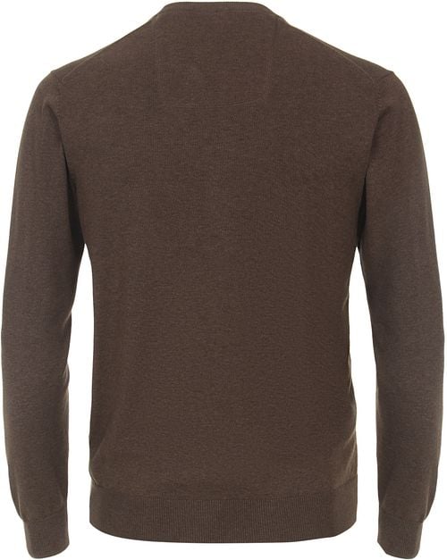 Casa Moda Pull Col-V Marron Product / Achterkant