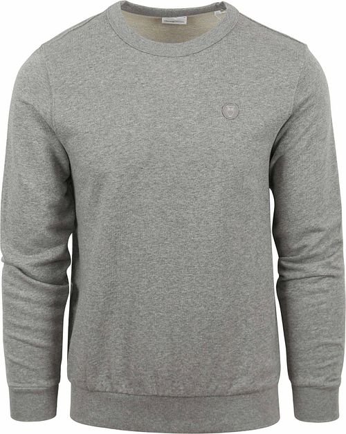 KnowledgeCotton Apparel Elm Melange Sweater Grey Product